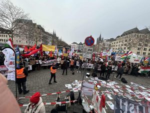 بەرێوە چوونی ئاکسێونێک لە شاری کۆڵن….